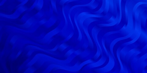 Light BLUE vector background with bent lines.
