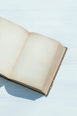 開かれたアンティークの本