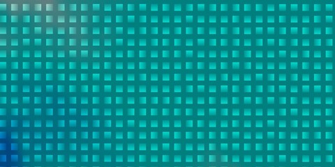 Light Blue, Green vector pattern in square style.