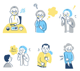 さまざまな病気の症状　セット