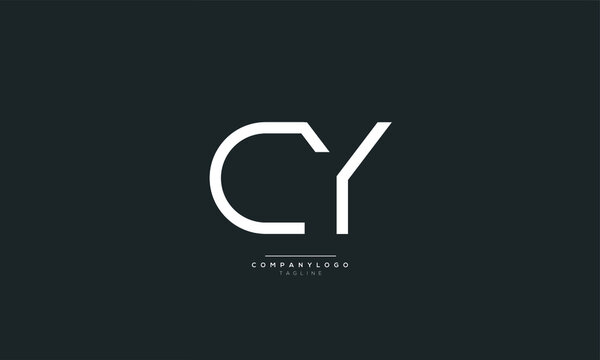 Letter CY Business Logo Design Alphabet Icon Vector Monogram