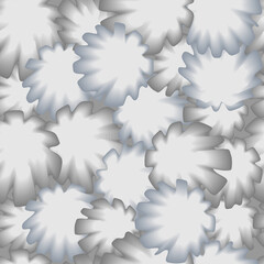 Abstract, geometric, winter background in silvery gray tones. Vector illustration for the design of web sites, banners.

