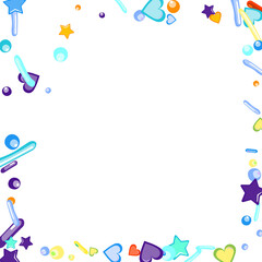 Obraz premium Sprinkles grainy. Cupcake donuts background.