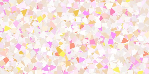 Light blue, green vector pattern with polygonal style.