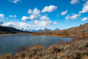 Mountains and blue sky