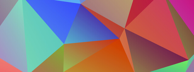 Abstract Color Polygon Background Design, Abstract Geometric Origami Style With Gradient. Presentation,Website, Backdrop, Cover,Banner,Pattern Template