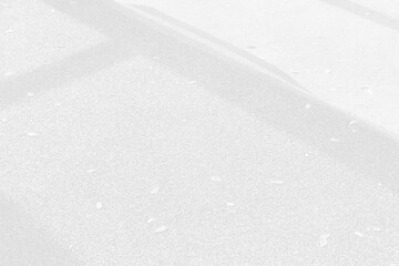 Light and shadow hits the wall of the building. Rough gray on white wall. Abstract concept blurred background. White and Black. Texture shadows.
