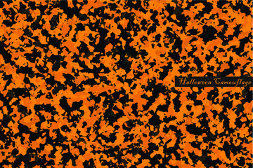 Halloween Camouflage, Fashion patterns for use in creating Halloween costumes and decorations.