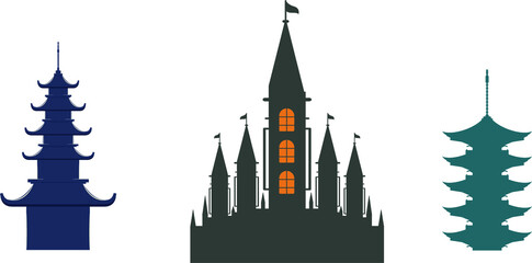 illustration of church