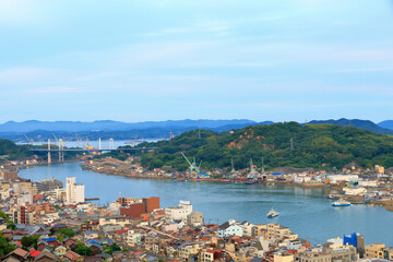 Naklejka premium 尾道水道