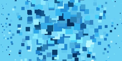 Light BLUE vector backdrop with rectangles.