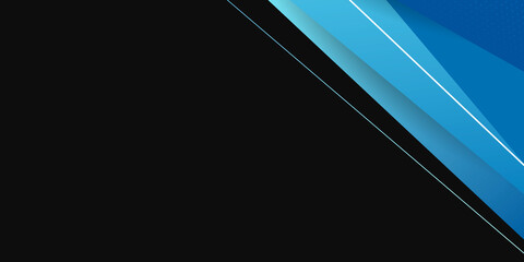 Abstract background dark blue with modern corporate concept on black background