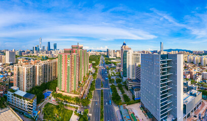 Obraz premium City Scenery of Dongguan City, Guangdong Province, China