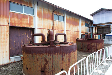 富岡製糸場　副蚕場と浄水器