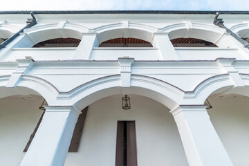 Exterior of old building in Hong Kong