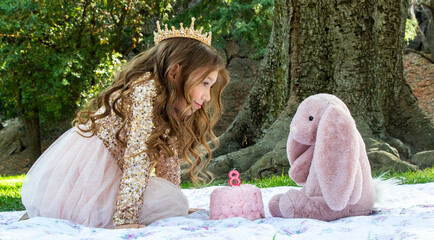 A princess birthday party and her guest