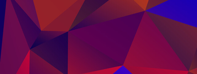 Obraz premium Abstract Color Polygon Background Design, Abstract Geometric Origami Style With Gradient. Presentation,Website, Backdrop, Cover,Banner,Pattern Template