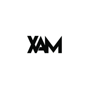xam letter original monogram logo design