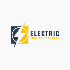 modern high voltage electrical industry logo