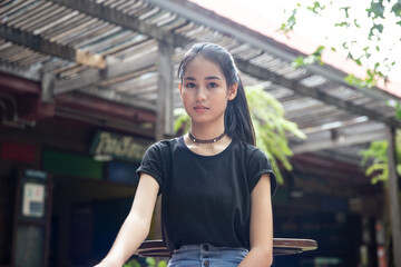 portrait of young charming beautiful girl  with smile, authentic moments of real emotion.