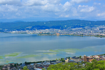 Fototapeta na wymiar 諏訪湖全景