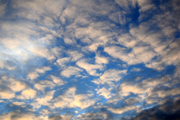 Obraz premium blue sky with clouds