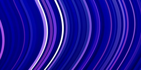 Light Blue, Red vector backdrop with bent lines.