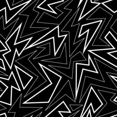Seamless geometric pattern with electric triangles