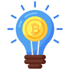 Fototapeta premium Bitcoin Idea 