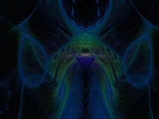 Imaginatory fractal background Image