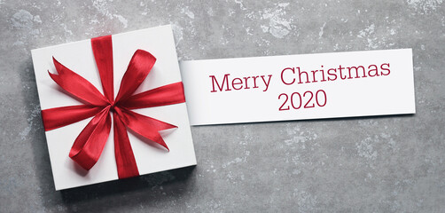 Merry Christmas & Happy new year 2021 with gift.