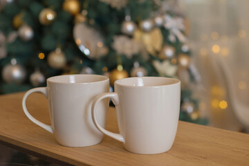 cup of coffee on the table