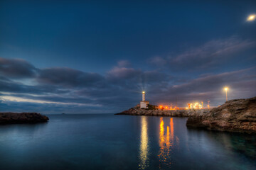 Naklejka premium Botafoc Lighthouse - Ibiza - Balearic Islands