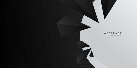 Black abstract background. Vector illustration design for presentation, banner, cover, web, flyer, card, poster, wallpaper, texture, slide, magazine