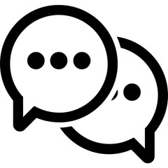 
Speed bubbles glyph icon
