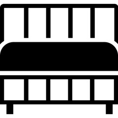
A king size stylish bed 
