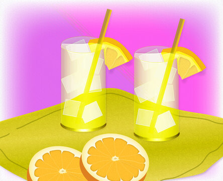 Two Glasses of Lemonade