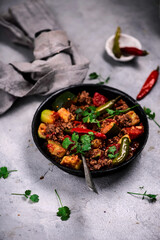 Mexican zucchini beef skillet..style rustic.