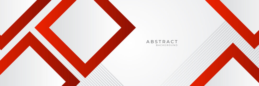 Modern red white abstract banner background. Vector illustration design for presentation, banner, cover, web, flyer, card, poster, wallpaper, texture, slide, magazine