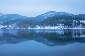 Çubuk Lake stands out among the impressive travel routes of Bolu with its unique atmosphere and inspiring view. © Samet