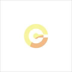 Data with Letter C Logo