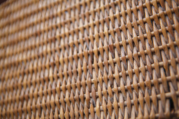 Wicker rattan abstract texture . Weaving from rattan, paper vine.