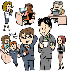 Communication between boss and subordinate in the office