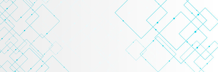 Vector banner design, illustration technology with line pattern over dark blue background. Modern hi tech digital technology concept. Abstract internet communication, future science techno design