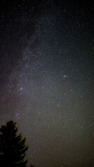 starry sky, milky way from Saint Petersburg