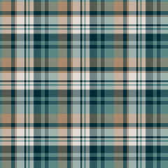 Plaid seamless pattern. Vector background of textile ornament. F
