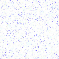 Hand Drawn blue Snowflakes Christmas Seamless Patt