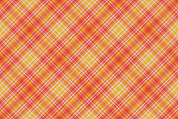 Seamless pattern of scottish tartan plaid. Repeatable background with check fabric texture. Vector backdrop striped textile print.