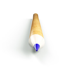 3d render of a pencil