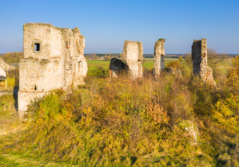 The ruins of the castle in the village of Majkowice, Poland © Dejan Gospodarek